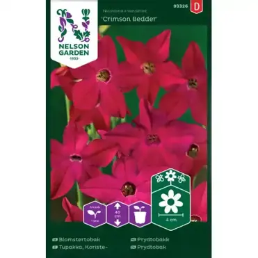 Blomstertobak Crimson Bedder