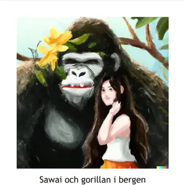 Sawai och gorillan i bergen